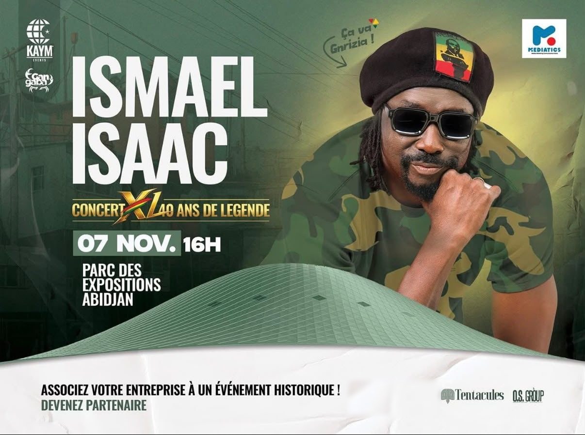 Concert Ismaël Isaac — Concert XL 40 ans de légende, 7 novembre 2026, Parc des Expositions